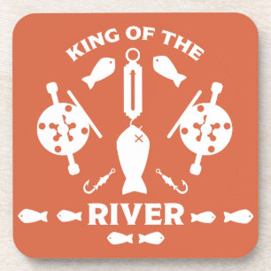 Salmon fishing Canada Coaster