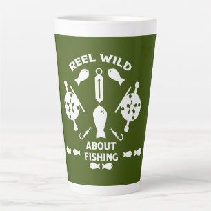 Salmon fishing Canada Latte Mug
