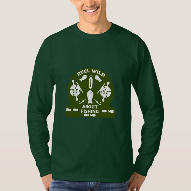 Salmon fishing Canada T-Shirt (Front)