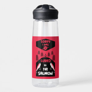 Salmon Fishing Canada Water Bottle