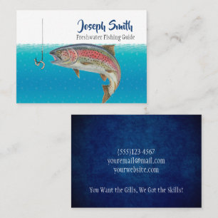 Salmon Fishing Guide Service Business Card