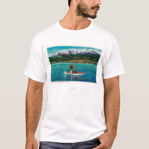 Salmon Fishing in Port Angeles Harbour T-Shirt