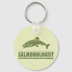 Salmon Fishing Key Ring