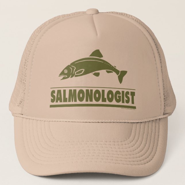 Salmon Fishing Trucker Hat (Front)