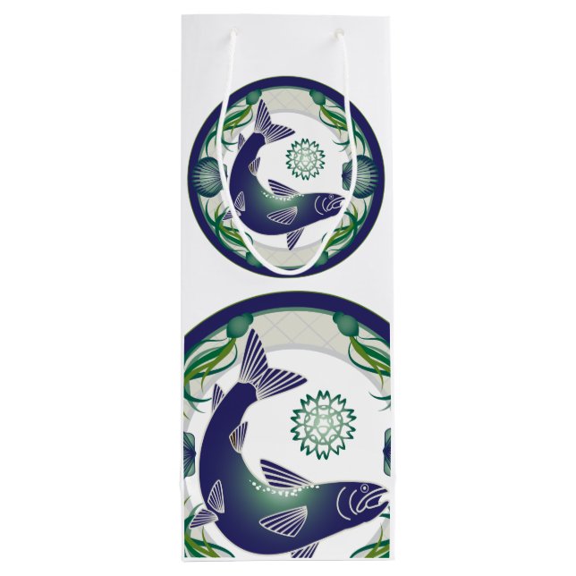 Salmon gift bag (Back)