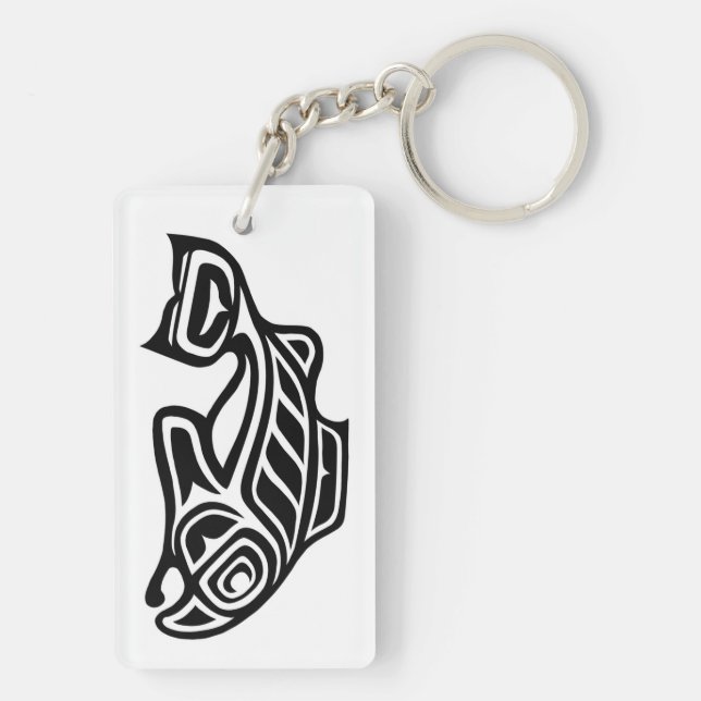 Salmon Key Chain (Back)