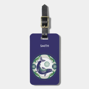 Salmon Luggage Tag