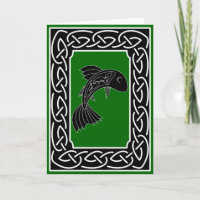 Salmon of Knowledge - Greeting Card