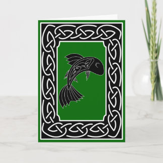 Salmon of Knowledge - Greeting Card