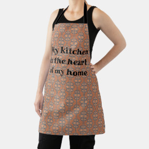 Salmon Oval Chains  Apron
