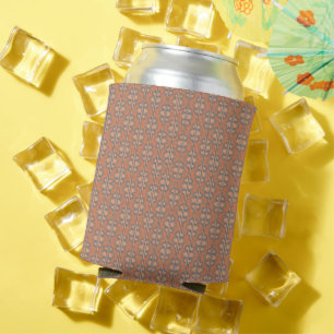 Salmon Oval Chains Can Cooler