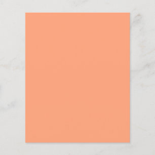 Salmon Pink colour background customisable Flyer