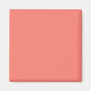 Salmon Pink FA8072 Colour with Add Your Name Optio Magnet