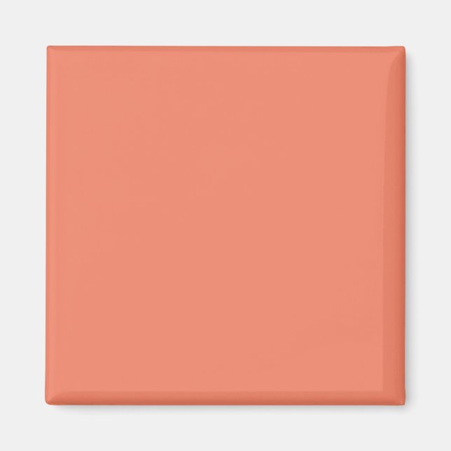 Salmon Pink Magnet | Chic Minimalist Decor (Front)
