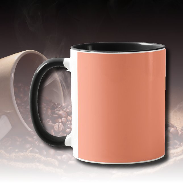 Salmon Pink Solid Colour | Trendy Colour Mug (Creator Uploaded)