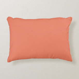 Salmon Red Decorative Cushion