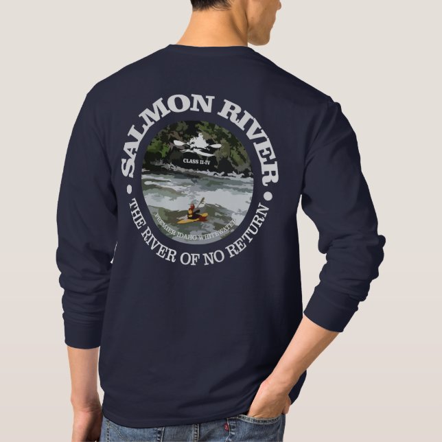 Salmon River (c) T-Shirt (Back)