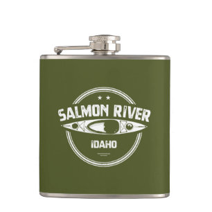Salmon River Idaho Hip Flask