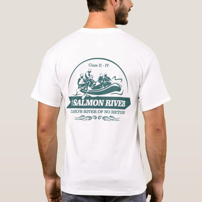 Salmon River (rafting2) T-Shirt (Back)