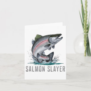 Salmon Slayer Fishing Card