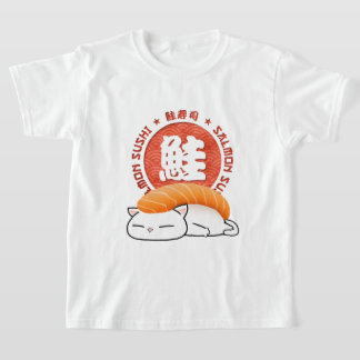 Salmon Sushi Cat T-Shirt