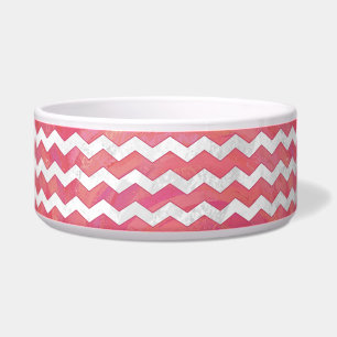 Salmon Swirl Chevron Pattern