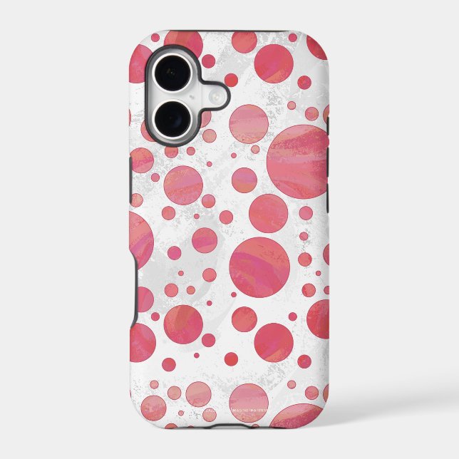 Salmon Swirl Dot Pattern (Back)