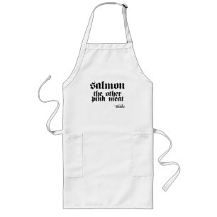 Salmon the other pink meat long apron