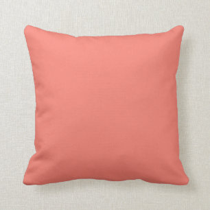 Salmon Toned Decorative Accent Throw Pillow