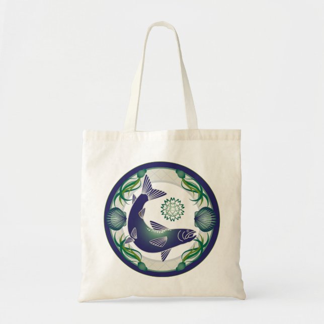 Salmon Tote Bag (Front)