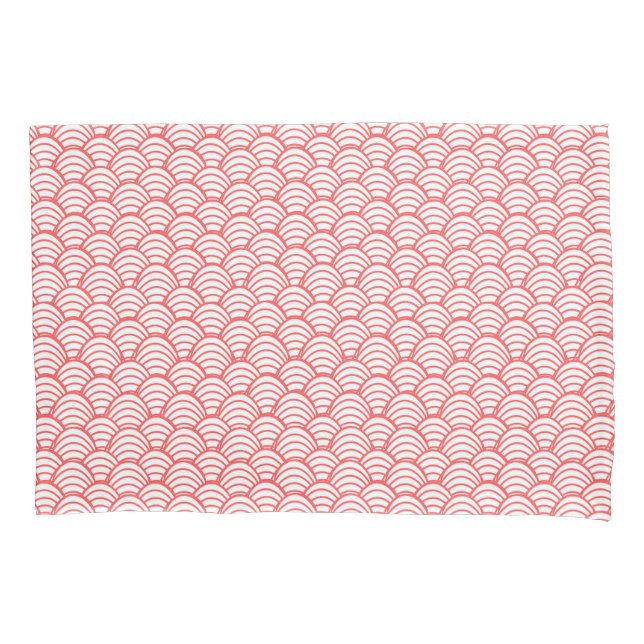 Salmon Waves  Pillowcase (Front)