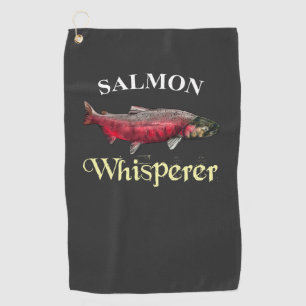 Salmon Whisperer Dark Fishing Towel