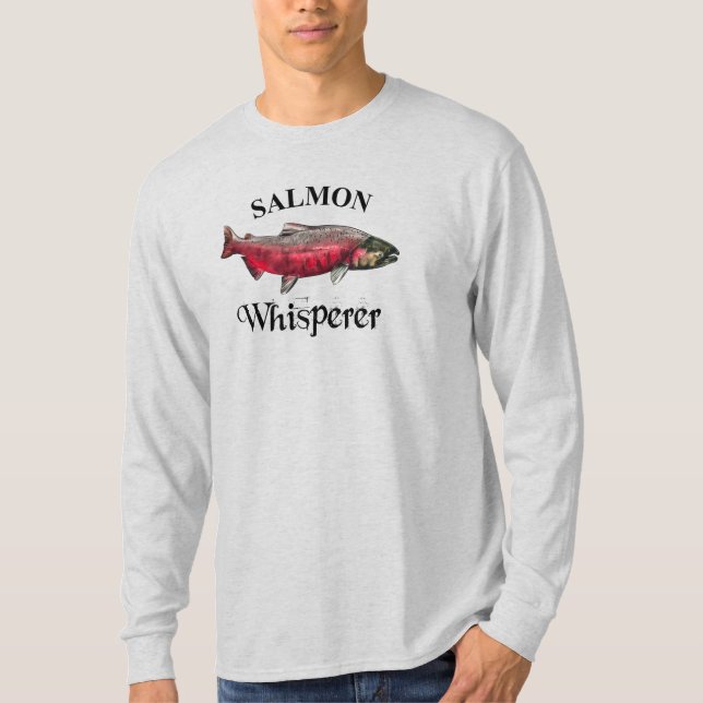 Salmon Whisperer Light Long Sleeve T-Shirt (Front)