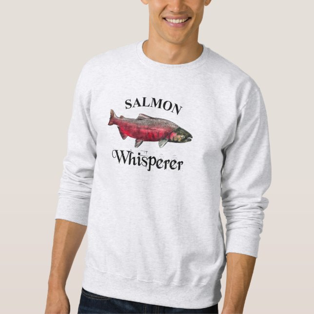 Salmon Whisperer Light Sweatshirt (Front)