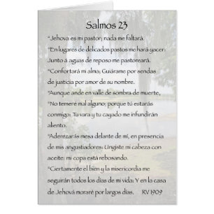 Salmos 23 Carta