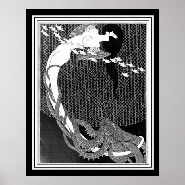 "Salome" Art Nouveau by Julius Klinger (1909) Poster (Front)