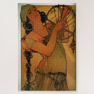 Salome by Alphonse Mucha Jigsaw Puzzle