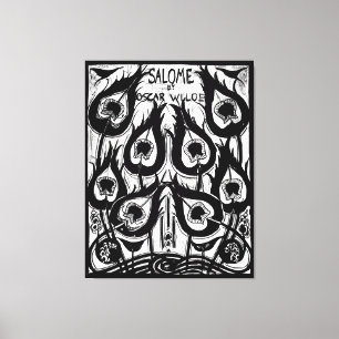 Salome cover illustration canvas print