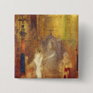 Salome dancing before Herod, c.1876 15 Cm Square Badge