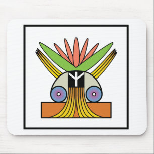 Salome Peace Symbol Mouse Pad