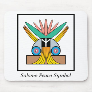 Salome Peace Symbol Mouse Pad