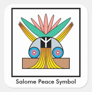 Salome Peace Symbol Sticker