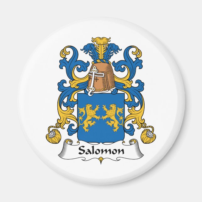 Salomon Family Crest Magnet (Front)
