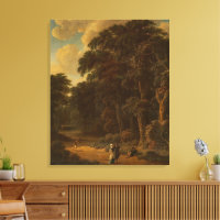 Salomon Rombouts - Forest Landscape with Forest...