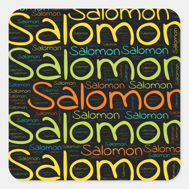 Salomon Square Sticker (Front)