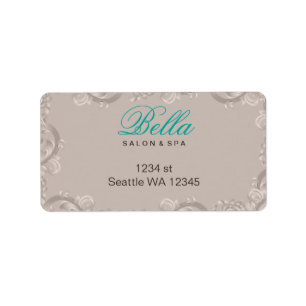 salon and spa Address Labels
