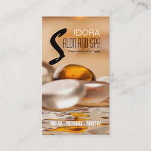 Salon and Spa Business Card Template