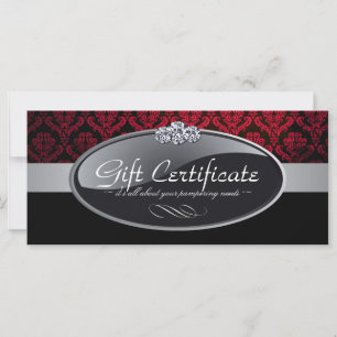 SALON AND SPA GIFT CERTIFICATE