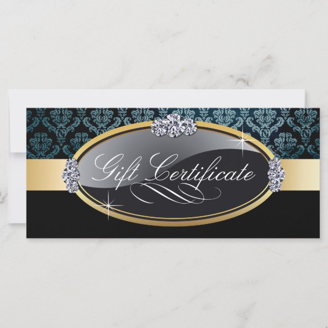 SALON AND SPA GIFT CERTIFICATE (Front)