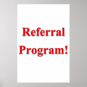 Salon Barbershop Posters Referral Program